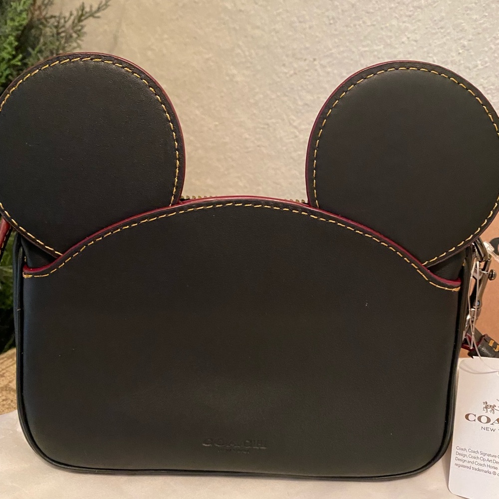 Coach X Disney Mickey Mouse Ears Wristlet - Picture 5 of 10